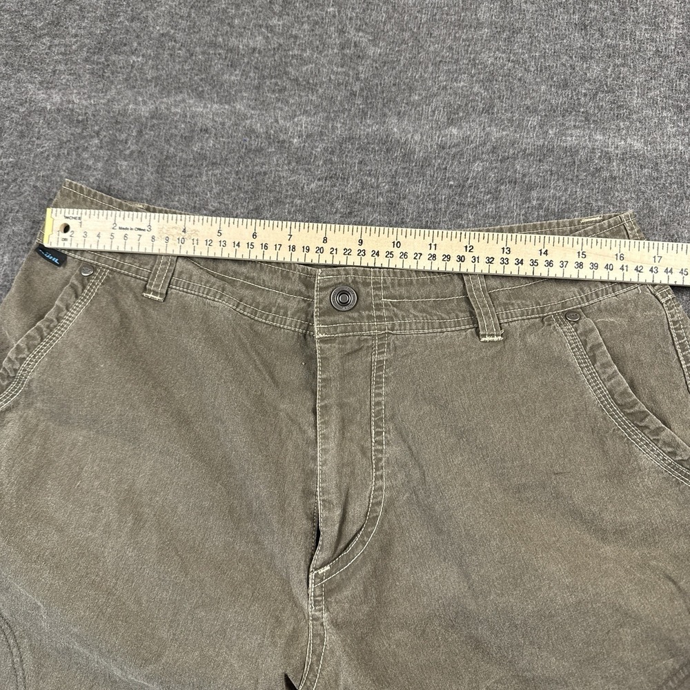 Kuhl Shorts Mens 34 Gray Vintage Patina Dye Outdoors Pocket Hiking Hike Climbing - Picture 5 of 6
